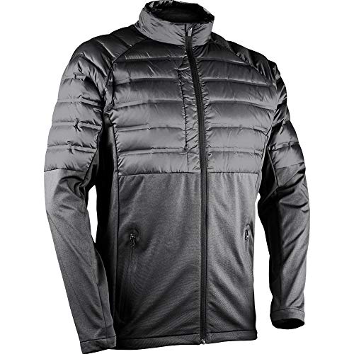 Sun Mountain Men's Hybrid Full Zip Golf Jacket Charcoal L