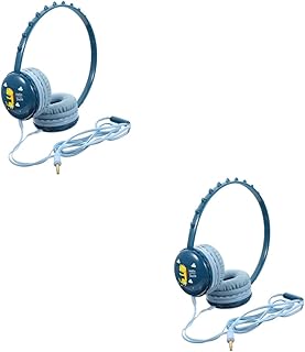 UKCOCO 2Pcs Usando Um Fone De Ouvido Com Fio Fone De Ouvido Com Fio Fone De Ouvido Para Jogos Fones De Ouvido Com Fio Fones De Ouvido Para Meninas Sobre A Orelha Fones De Ouvido Sobre A