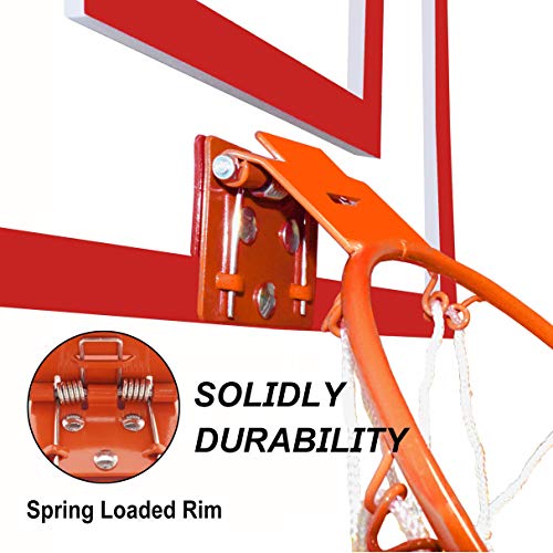 Ni-Rou Indoor Mini Basketball Hoop And 4Pcs Balls For Door Classroom Board Hoop Game Set For Kids Wall Mount With Complete Accessories Basketball Toy Gifts For Boys Teens #TOP1