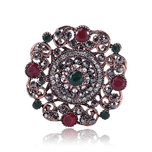 Crystal Pearl Initial Brooch Gold Plated Enamel Colorful Letter Alphabet Breastpin Pin Jewelry for Gifts