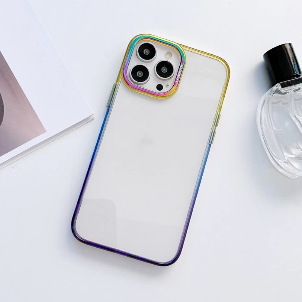 Coque de téléphone pour iPhone 14 Pro Max avec protection objectif et dos acrylique rigide - 7