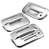 Ford F-150 11th Gen 2DR Tailgate w/keyhole+Door Handle Cover w/Coded Lock (Chrome)