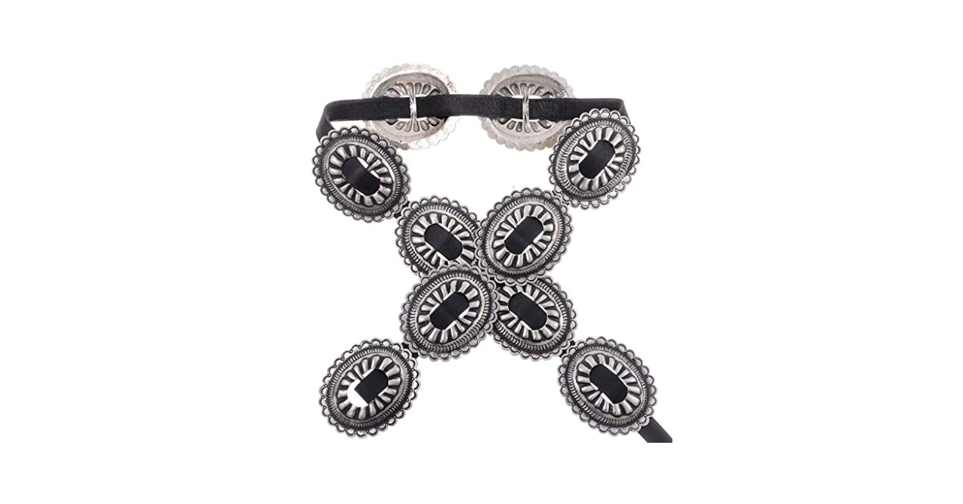 Amazon.com: Navajo Hammered Silver Concho Belt First Phase