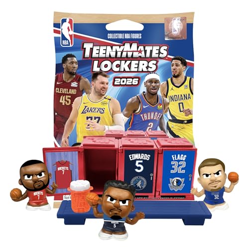 TeenyMates NBA Basketball Action Figures Locker Room Gift Set 2026