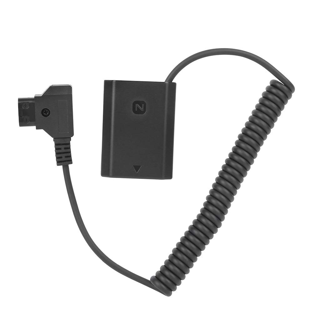 Batería Simulada NP-FZ100 para CámaraA7III A7RIII A7SIII A9, Interfaz D-Tap con Cable de Resorte