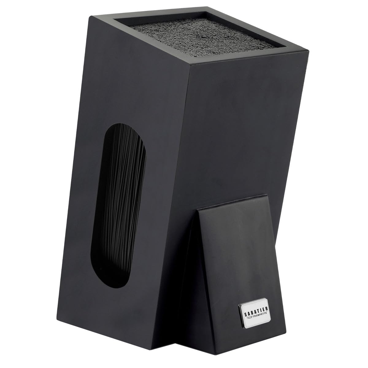 SABATIER TROMPETTE Universal Knife Block, Black, 25, 5 x 10, 8 x 10, 6