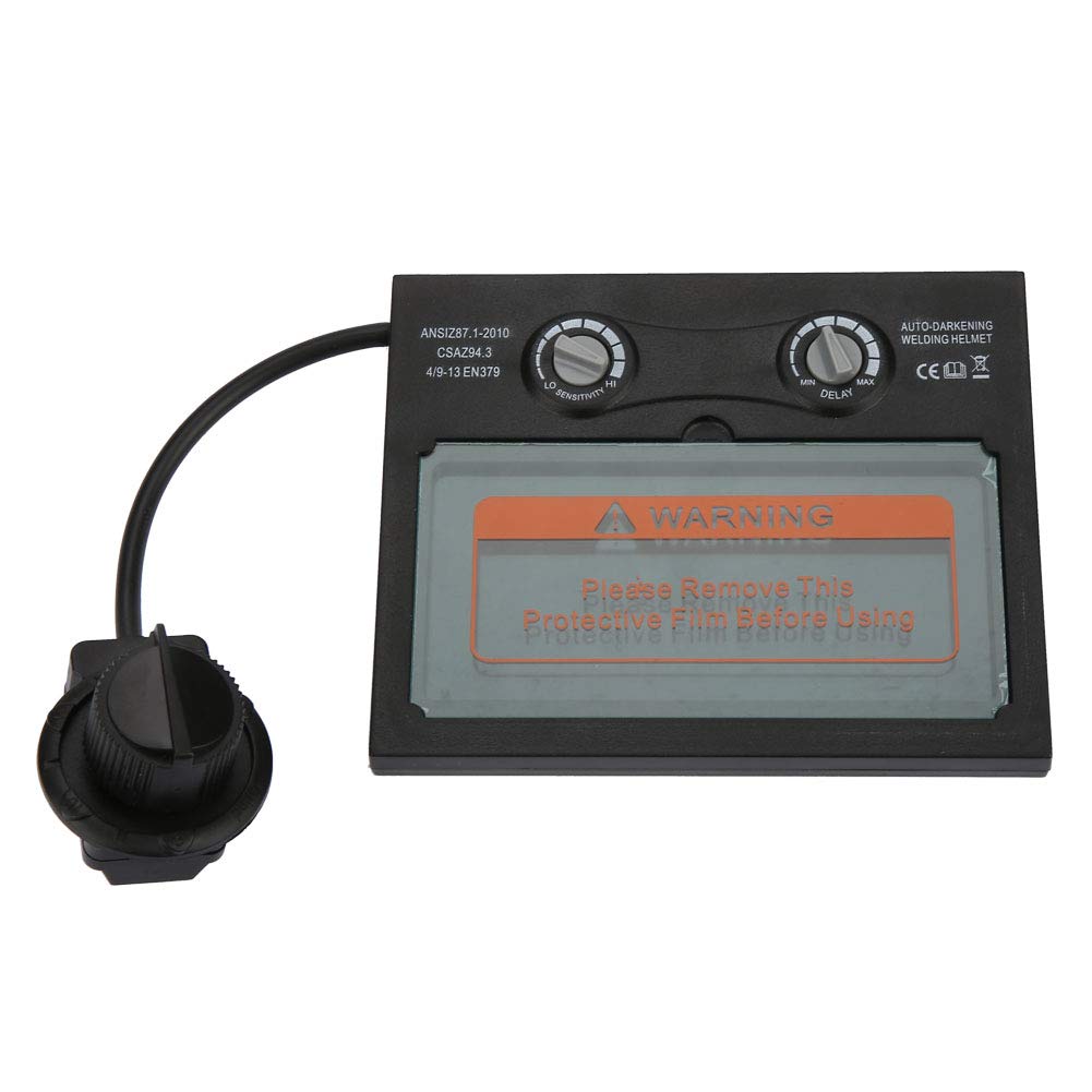 Akozon TX500C 110 * 90mm PA Panneau Solaire Casque de Soudage Lentille Masque de Soudage Remplacement Automatique de la Lentille Assombrissante