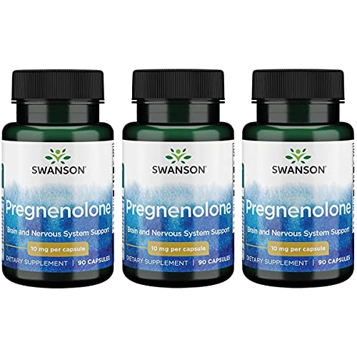 Swanson Pregnenolone 10 mg 90 Caps 3 Pack