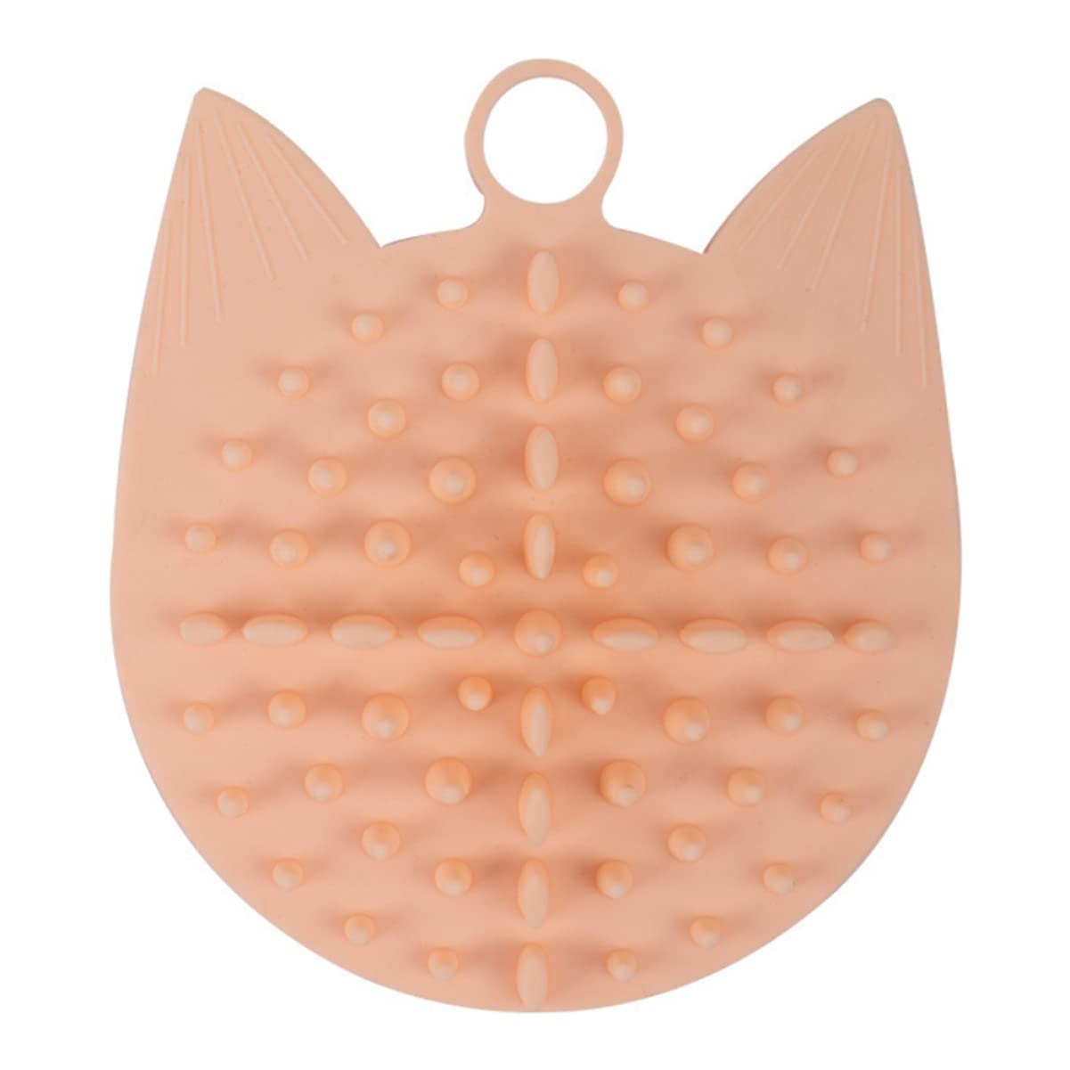 Toddmomy 1Pc Pink Silicone Cat Scratching Board Self Grooming Massage Comb for Cats Suction Cup Design Safe Silicone Material Cat for Relaxation and Claw Maintenance