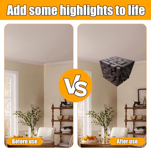 Wall Art That Reshapes Reality, 3D Wall Art Illusion Corner Wall Decal, Impossible Corners, 3D Optical Illusion Corner WallDecal, Unmögliche Ecken Aufkleber, für Büro, Wohnzimmer, Schlafzimmer