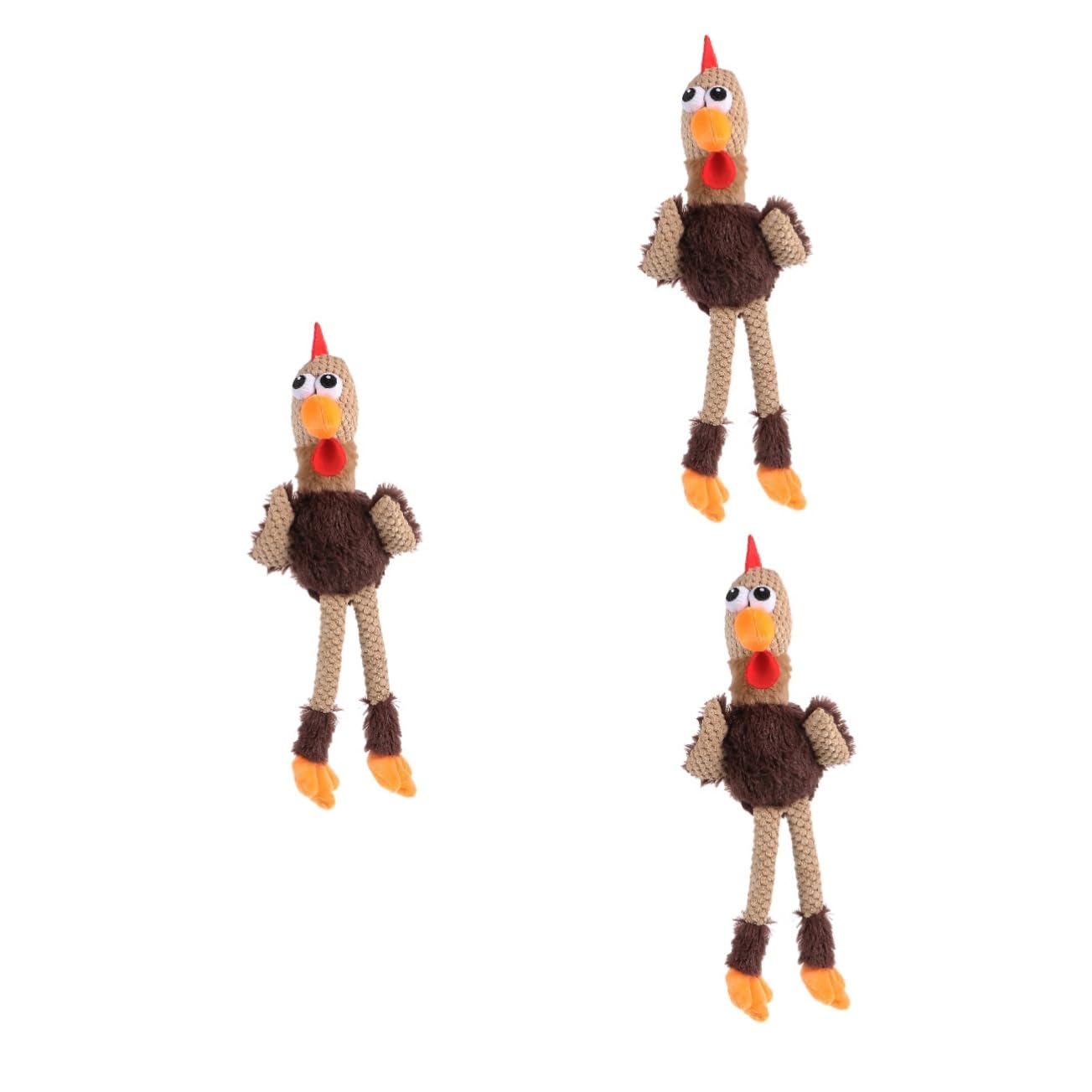 BESPORTBLE 3piezas Juguete Interactivo para Perros y Gatos Muñeco De De Peluche para Masticar y Limpiar Los Dientes Juguete para Mascotas Divertido y Saludable