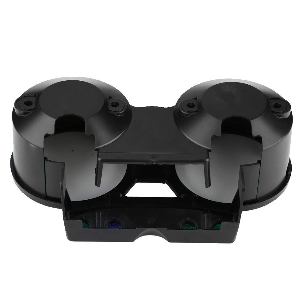 couvercle vitesse ybr Yctze Couvercle du compteur kilométrique, Compteur de vitesse en plastique ABS Couvercle du compteur inférieur pour YBR 125 ED 2005-2009 (Noir)
