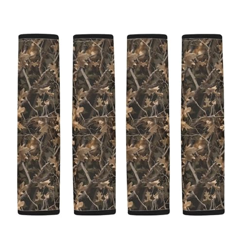 Image of AFPANQZ Seat Belt Cover for Women Adults 2 Packs Comfortable Driving Shoulder Protectors Branch Pattern Car Safety Seatbelt Pads Soft Comfort Cushion Car Seats Accessories Decor
