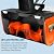 Cordless Snow Blower, Electric Self-Propelled Battery Snow Blower with 2X 20v Battery, Clears 20" Wide, 12" Deep Snow, 180° Rotating Chute, LED Light for Winter Storm for Sidewalk and Driveway, Orange