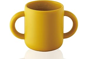 Tiny Silicone Drinking Training Cup for Baby and Toddler