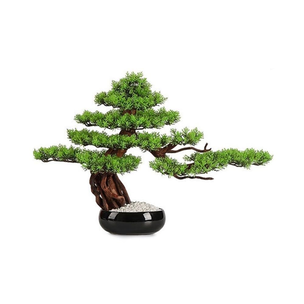 CHENGAIJIAN Artificial Bonsai Tree, Faux Bonsai Tree Realistic Artificial Potted Plant with Ceramic Vase, Home Decoration