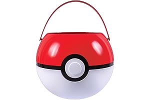 Official Pokemon Pokeball Halloween Candy Pail Costume Accessory for Kids
