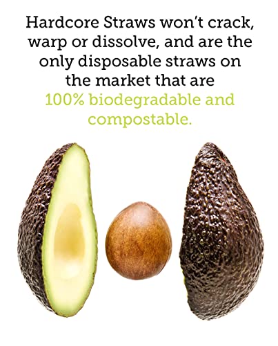 Pitillos biodegradables y compostables de semilla de aguacate, 50 pzas miniatura 2