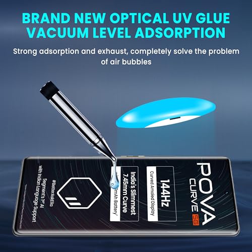 Image of FIRST MART Ant-Spy Privacy Tempered Glass for Tecno Pova Curve - 9H Screen Protector, Anti-Peeping, Bubble-Free, Edge to Edge [2 Pack]