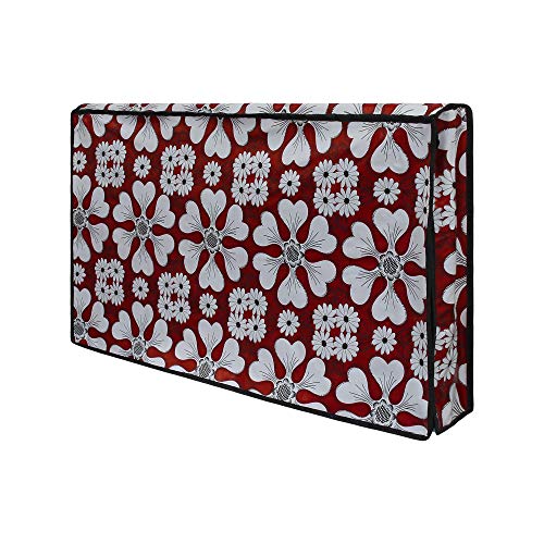 Image of DREAM CARE Double Use - Transparent & Printed Flap - 24 Inches LED TV Cover, Waterproof, Compatible for All Brands (LG, Samsung, Vu, Mi, Realme, TCL, Croma), SA61