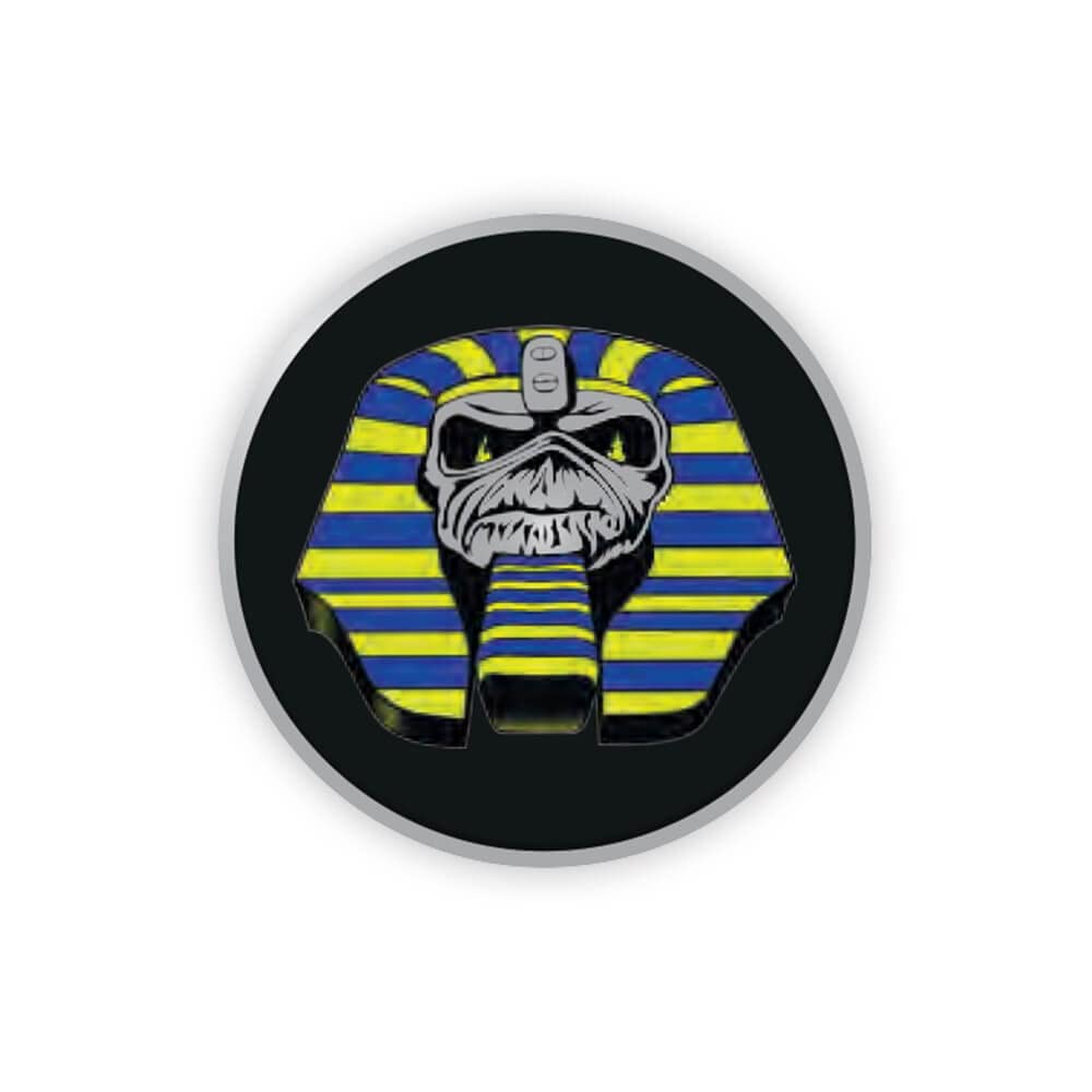 Royal Mail - Sellos oficiales de Iron Maiden y cubierta de medalla "Eddie Pharoah"