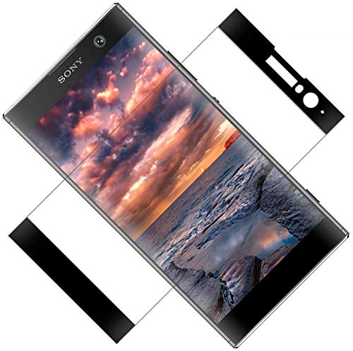 TOCYORIC Protector de Pantalla para Sony Xperia XA2, [2 Pack] [Full-Cover] Cristal Templado Xperia XA2, Alta Definicion, 9H Dureza, Vidrio Templado para Sony XA2