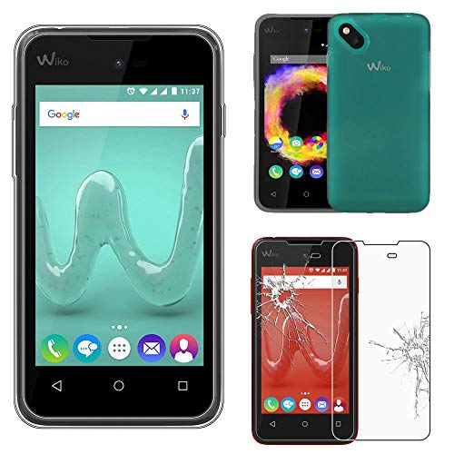 ebestStar - Coque pour Wiko Sunny 1 (2016) et Sunset 2 (2015), Etui Protection Silicone Transparent Antichoc, Souple Slim, Transparent + Verre Trempé