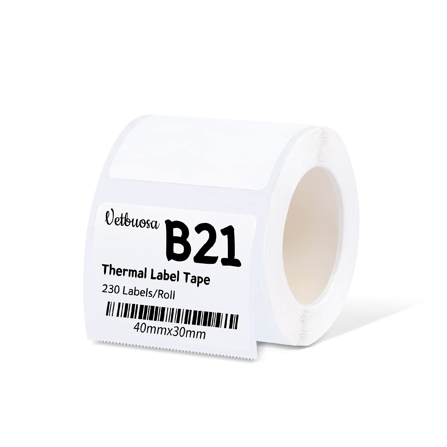 Buy Vetbuosa B21 Label Maker Tape 1.57"1.18" Label Print Paper Standard