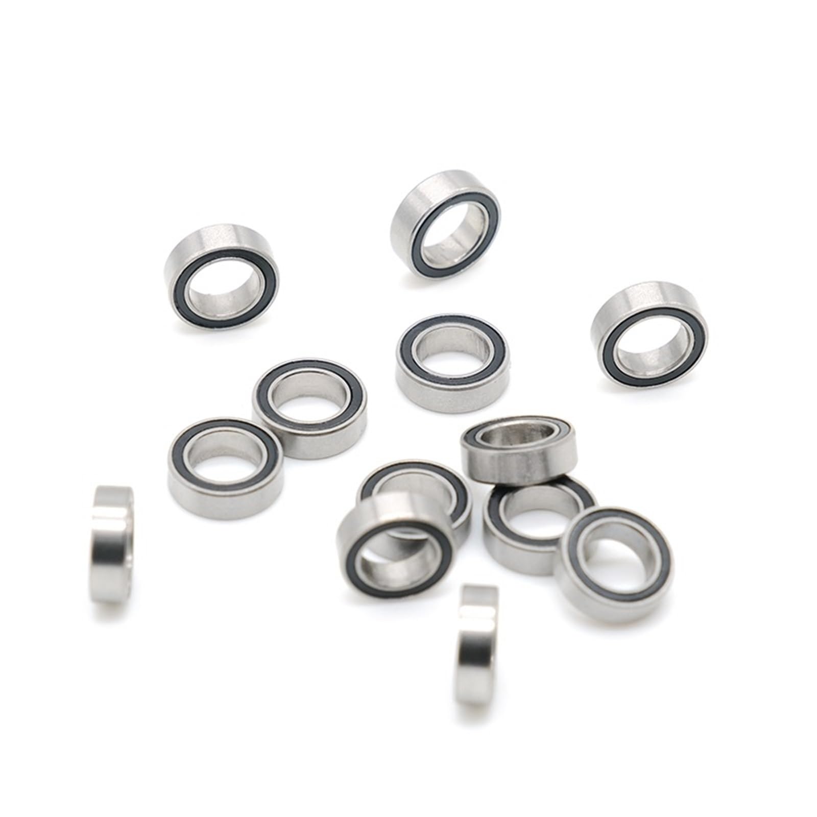 Rodamiento de bolas miniatura de acero inoxidable SMR85 2RS (5 x 8 x 2,5 mm, 10 unidades)