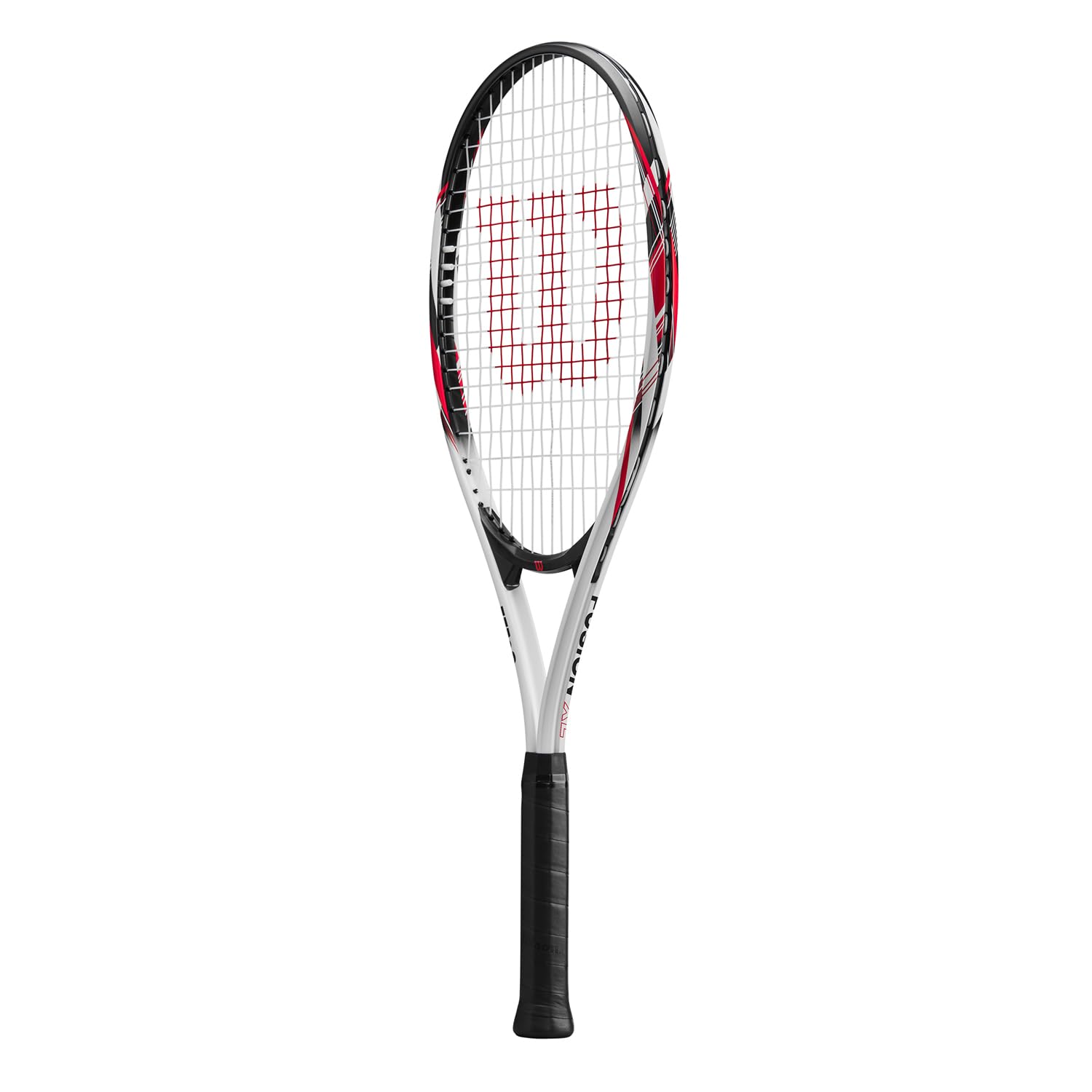 Wilson Racchetta da Tennis Fusion XL, Oversize per Principianti, Con Tecnologia V-Matrix, Bianco/Nero, Grip 3