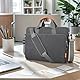bagasin Laptoptasche Laptop Aktentasche Passt bis zu 15 15,6 16 Zoll Laptop Erweiterbare wasserdichte Schultertasche Umhängetasche Tragetasche Notebooktasche PC Computer Tasche