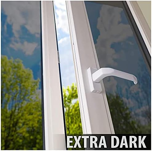 BDF S05 Window Film Daytime Privacy and Heat Control Mirror Silver 5 (Very Dark) - 24in X 24ft | Heat Rejection, Daytime Privacy, UV Blocking