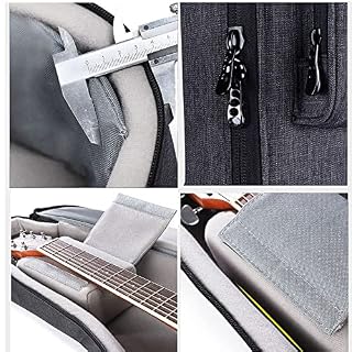CCBUY Étui de Guitare,Oxford et entièrement rembourré,avec Bretelles de Sac à Dos,Generic Housse,étanche,avec… - Les Beatles, Paul McCartney, John Lennon, RIngo Starr, George Harrison CCBUY Étui de Guitare,Oxford et entièrement rembourré,avec Bretelles de Sac à Dos,Generic Housse,étanche,avec… – Image 7