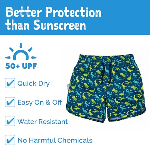Image of JAN & JUL UV Swim Shorts and Long Sleeve UV Shirt for Toddlers