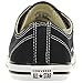 Converse Women's Dainty Canvas Low Top Sneaker, Black, 9 M US