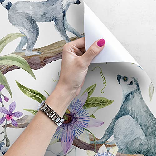 Papier peints décoration animaux fauniques pour masquer un mur abîmé - 4