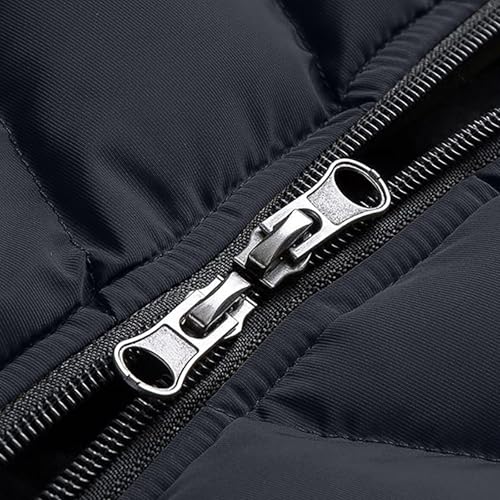 Generisch steppjacke damen leicht Winterjacke Lang Warm Daunenjacke Puffer Jacke Steppjacke mit Kapuze Gepolsterte Daunenmante Langärmelige Steppmantel Dicke Parka Thermal Mantel mantel damen