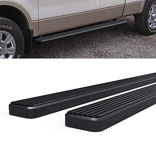Aps Ib-F4176B Matte Black 4" Iboard For Ford F-150 Super Cab (Running Board) #TOP5