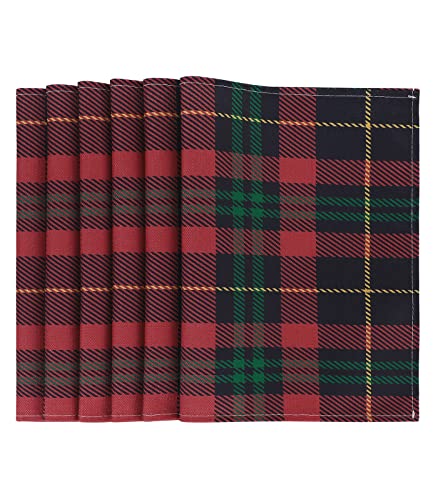 Image of Placemats Set of 6 Christmas Kitchen Table Mats Set of 4 Christmas Marble Kitchen Accessories Non Slip Placemats Red Green Set of 6