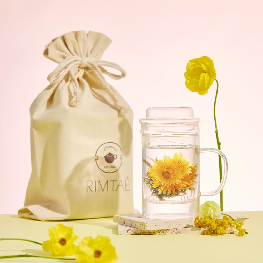 Amazon.co.jp: RIMTAE 2026 ギフト 工芸茶 花咲くお茶 花茶5種 耐熱