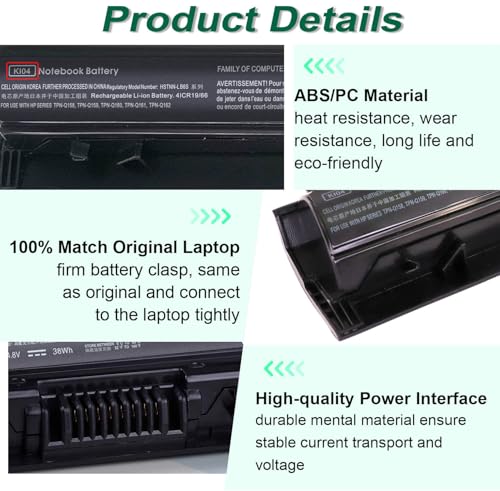 Image of 800049-001 KI04 Notebook Battery for HP Pavilion 15-ab 15-an 17-g 15t-ab100 17t-g100 17t-s100 cto Series 15-ab143cl 15-ab223cl 15-ab153nr 15-an044nr 14-ab166us 17-ab220nr 17-g133cl 800009-421 TPN-Q158