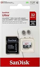 Cartão de Memória SanDisk Micro SD, 32Gb