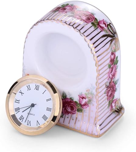 Miniatura 5 de Reloj de mesa con manto Reloj de escritorio, silencio, decoración de escritorio, sala de estar, repisa, reloj de oficina