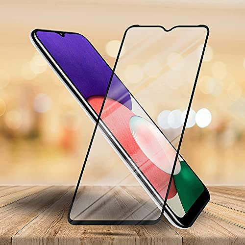 Image of HD Tempered Glass Screen Protector Compatible For Samsung Galaxy A22 4G, A32 4G With Edge To Edge Coverage And Easy Installation Kit