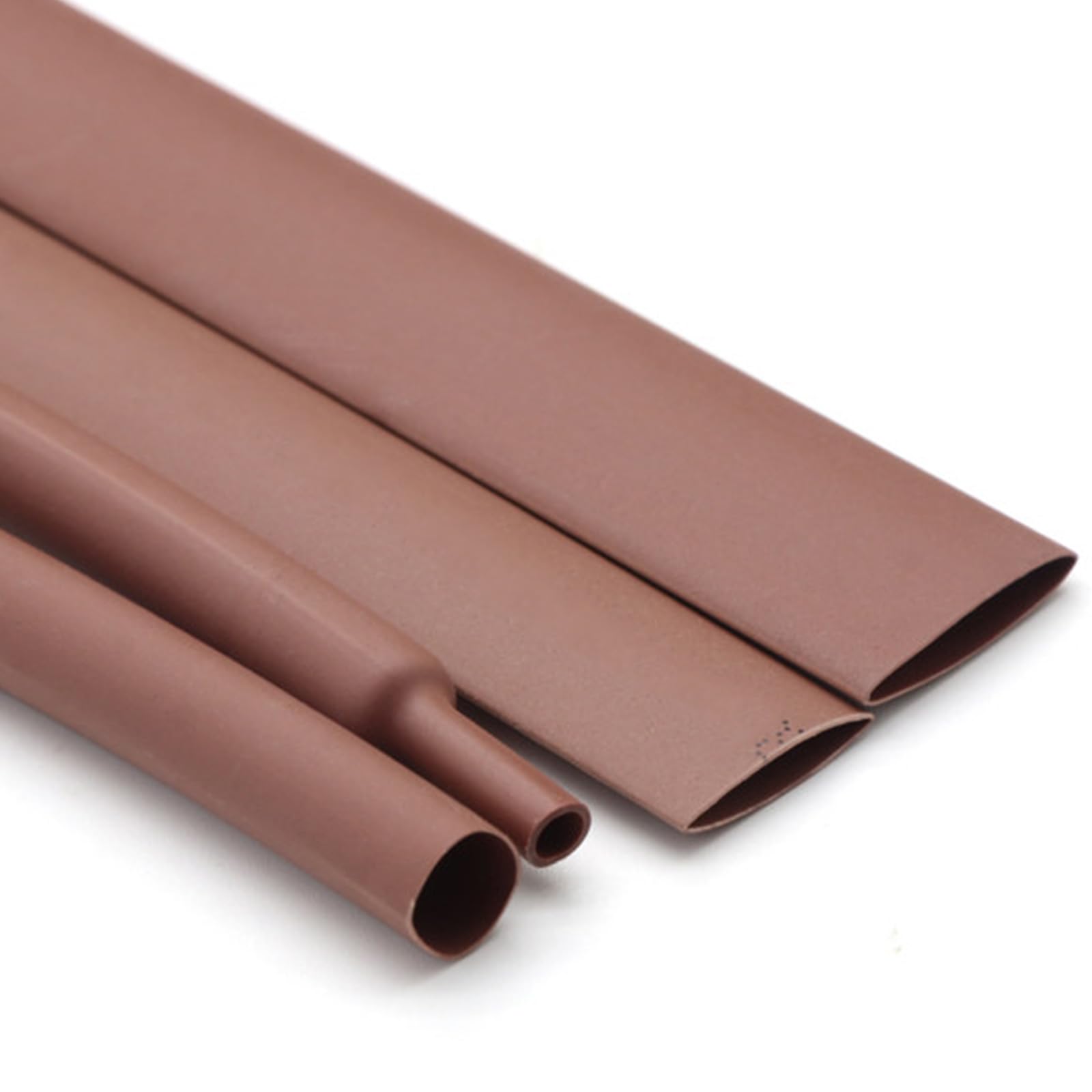 UpGBRF PE Heat Shrink Tubing Cable Shrink Tubing Wrap Brown Tube 2:1 Shrink Ratio for Tool Repair Multiple Specifications,Diameter:6mm