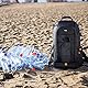Rollei Fotoliner Ocean L: Großer Kamerarucksack aus 36 recycleten PET-Flaschen, inkl. Regenschutz, Handgepäck-geeignet,petrol, Farbe:schwarz