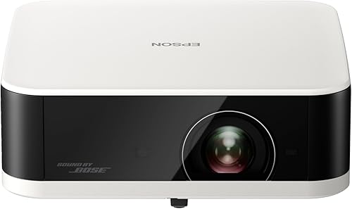 Epson Lifestudio Pop Full HD - Proyector personal de estilo de vida, 700 lúmenes de color y brillo blanco, sonido de Bose Technology, Google TV,