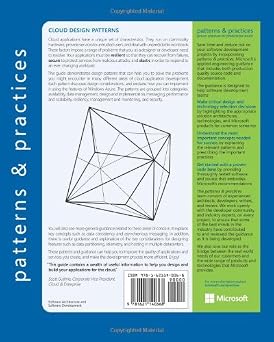Cloud Design Patterns: Prescriptive Architecture Guidance for Cloud Applications (Microsoft patterns & practices)