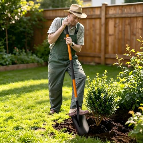 Pala de Jardín Resistente KOLEIYA con Mango de Fibra de Vidrio 57 pulgadas miniatura 3