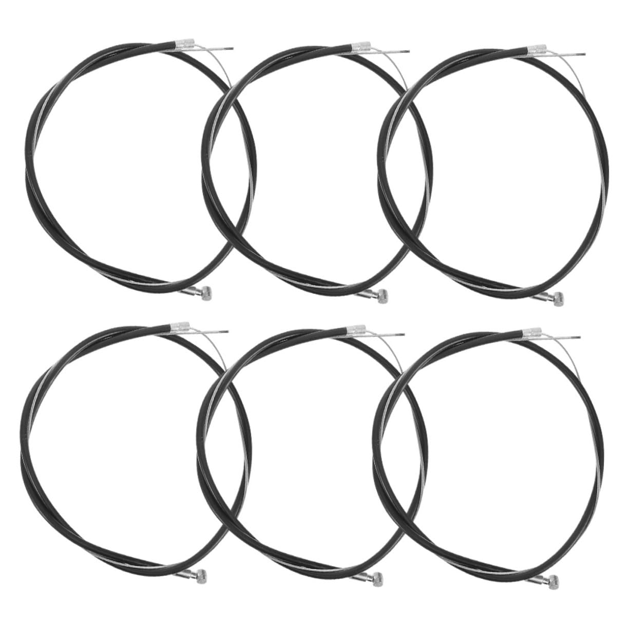 JOINPAYA 6pcs Wheelchair Brake Cable Replacement Kit Wear-resistant Drive Brake Wire for Seniors Folding Walker Mobility Aid Fit